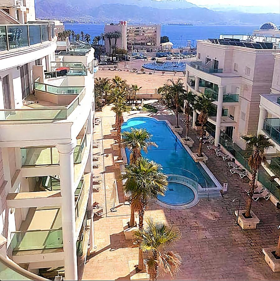 Апартаменты Milana'S Deluxe With Big Patio And Pool Эйлат Экстерьер фото