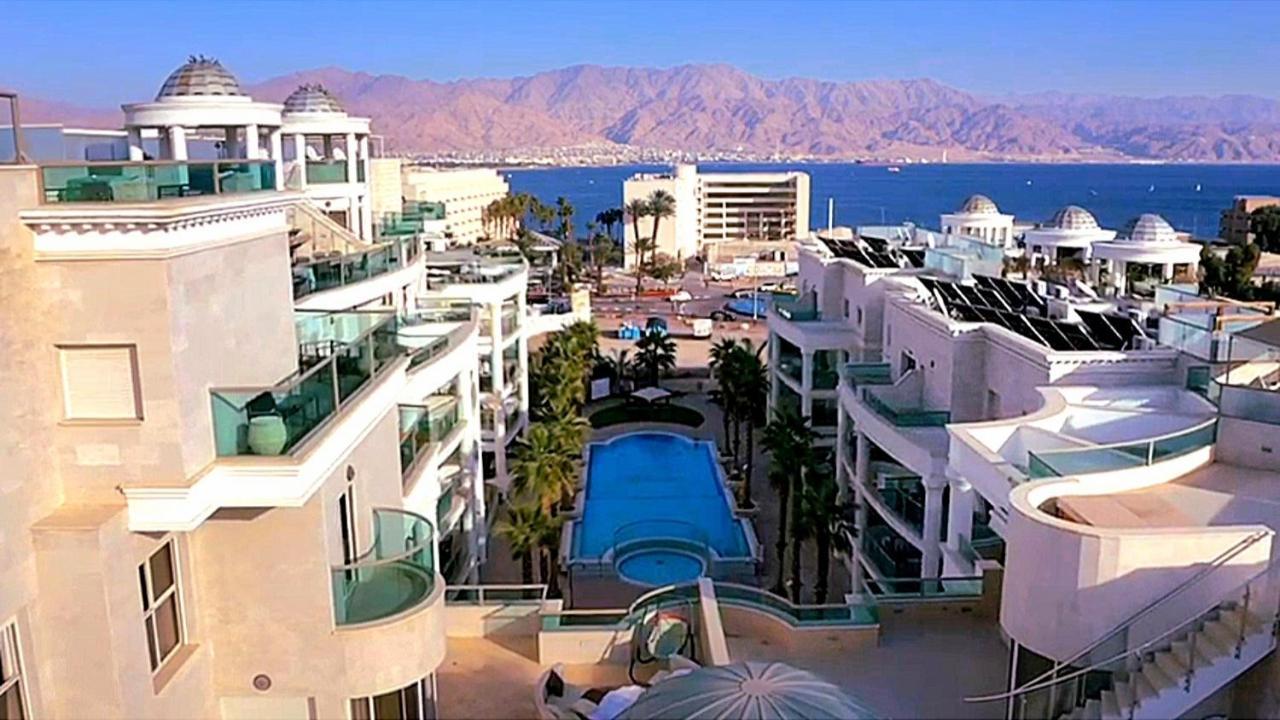 Апартаменты Milana'S Deluxe With Big Patio And Pool Эйлат Экстерьер фото