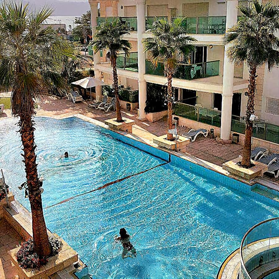 Апартаменты Milana'S Deluxe With Big Patio And Pool Эйлат Экстерьер фото