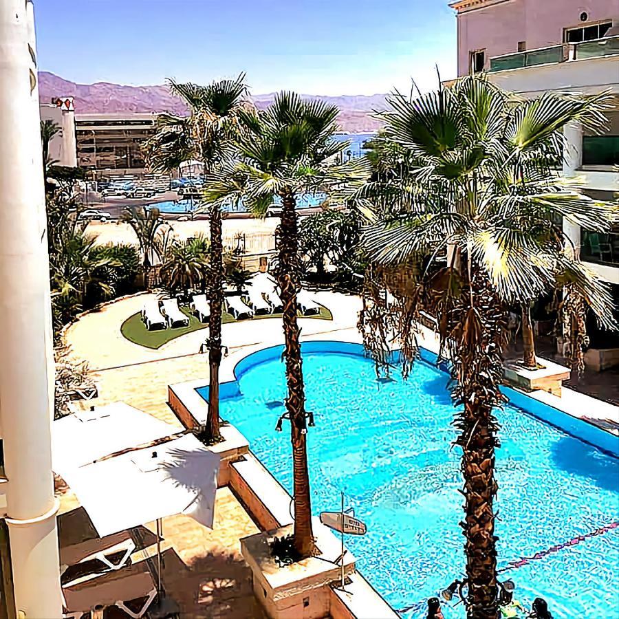 Апартаменты Milana'S Deluxe With Big Patio And Pool Эйлат Экстерьер фото